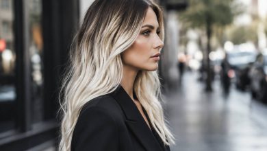 تکنیک رنگ موی گری بلِندینگ روی موهای نقره‌ای و خاکستری طبیعی
